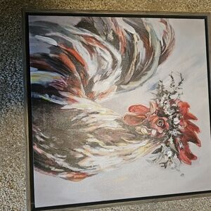 Colorful Rooster Canvas Art